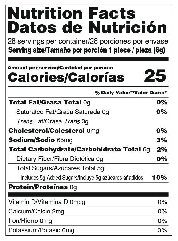 Jovy Revolcaditas with Chili Watermelon & Mango Flavors | 6oz Bag | Mexican Candy - Image 3